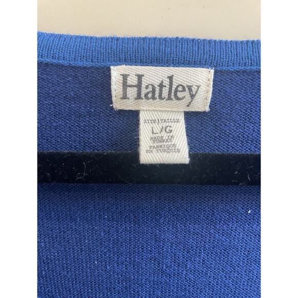 Preppy Hatley Striped‎ Sweater In Pink Blue & White Size Large Cotton Blend - Picture 2 of 5